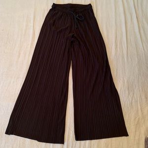 Black Pleated Pants